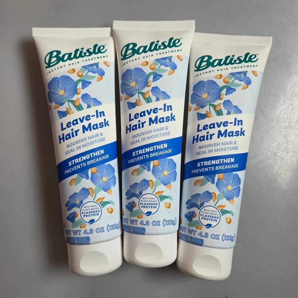 Batiste Leave-In Hair Mask Strengthen & Prevent Breakage 4.3oz‎ Each lot of 3